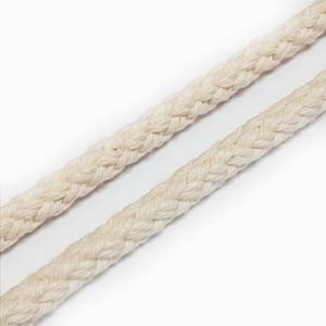 Cotton Rope: 100% natural 8 plait